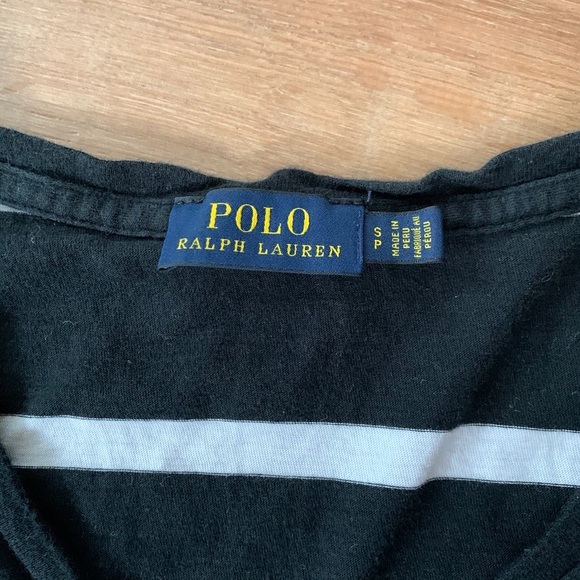 POLO Ralph Lauren striped v neck shirt - Picture 4 of 4